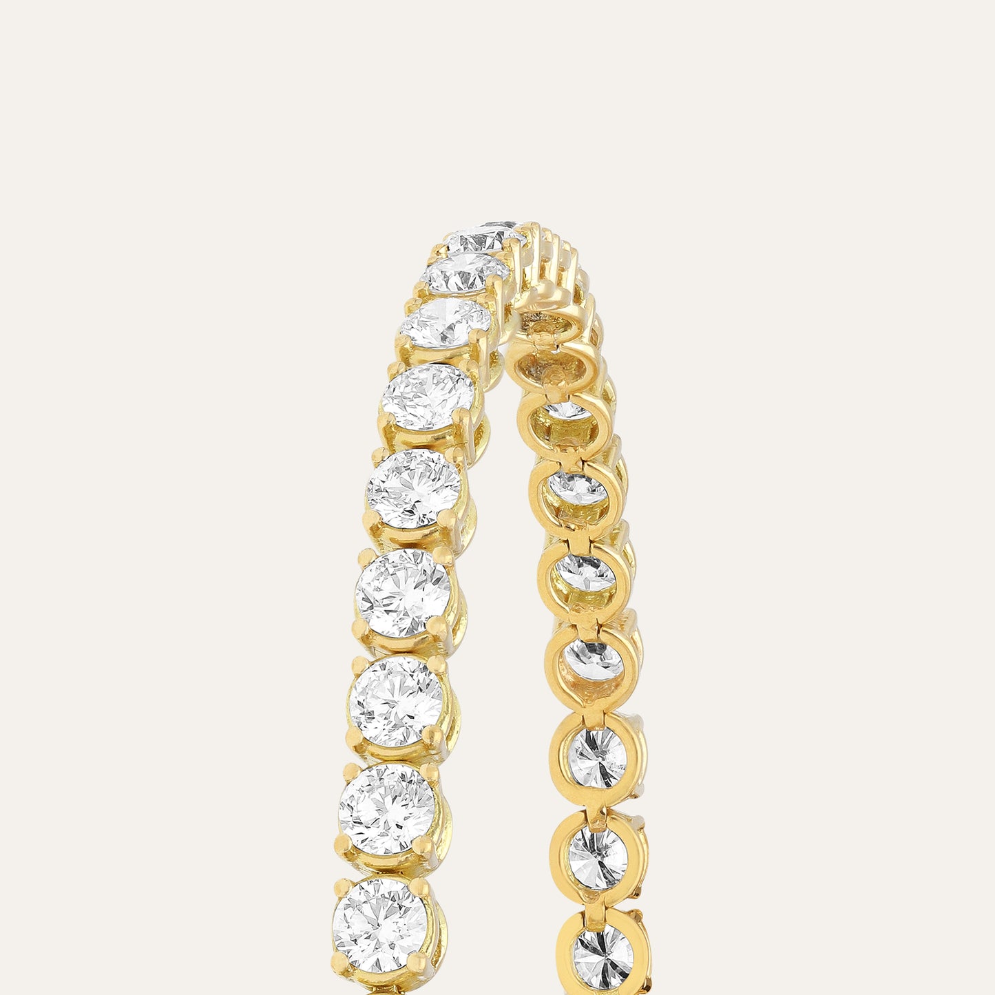 tennis bracelet round brilliant (8.00 ct)