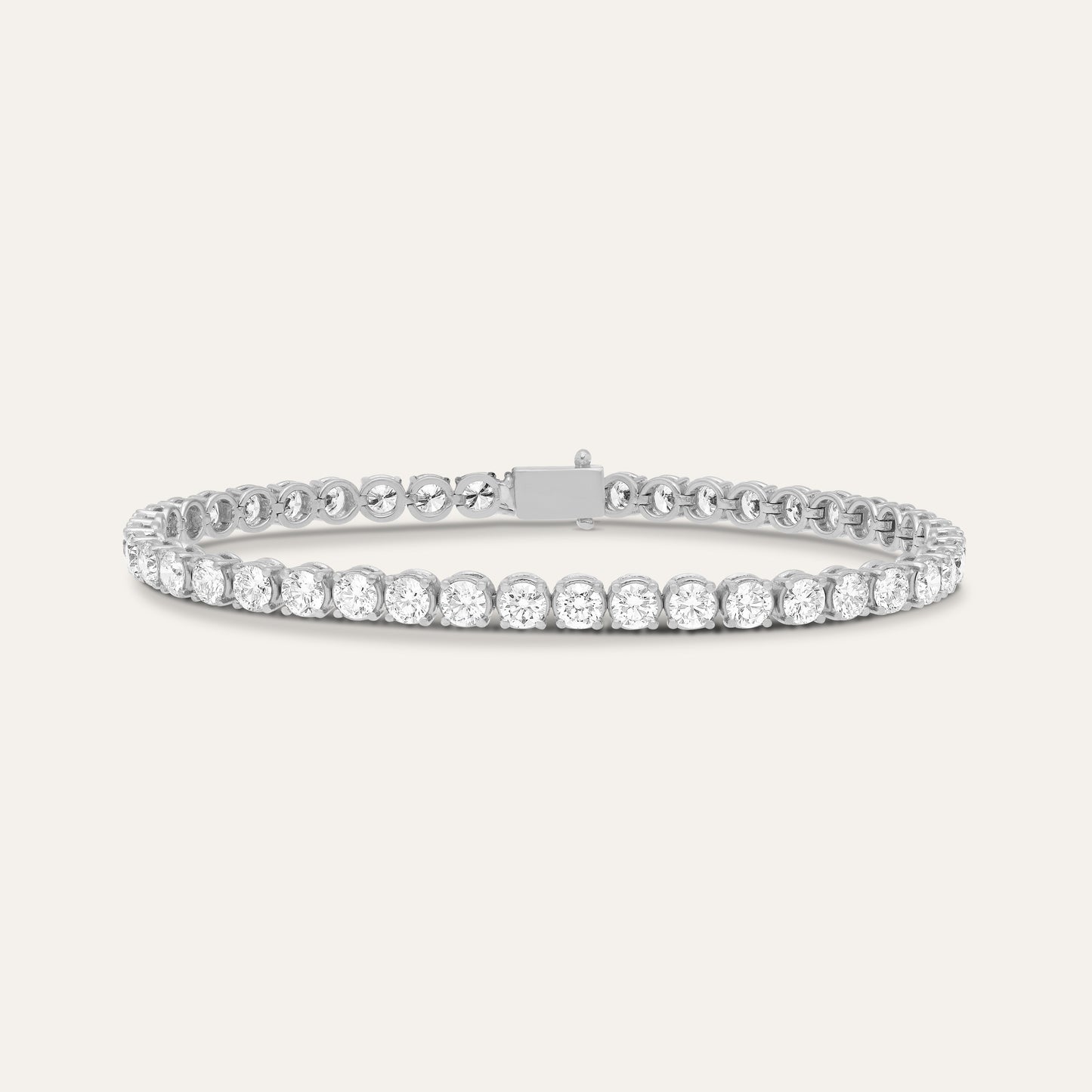 tennis bracelet round brilliant (8.00 ct)