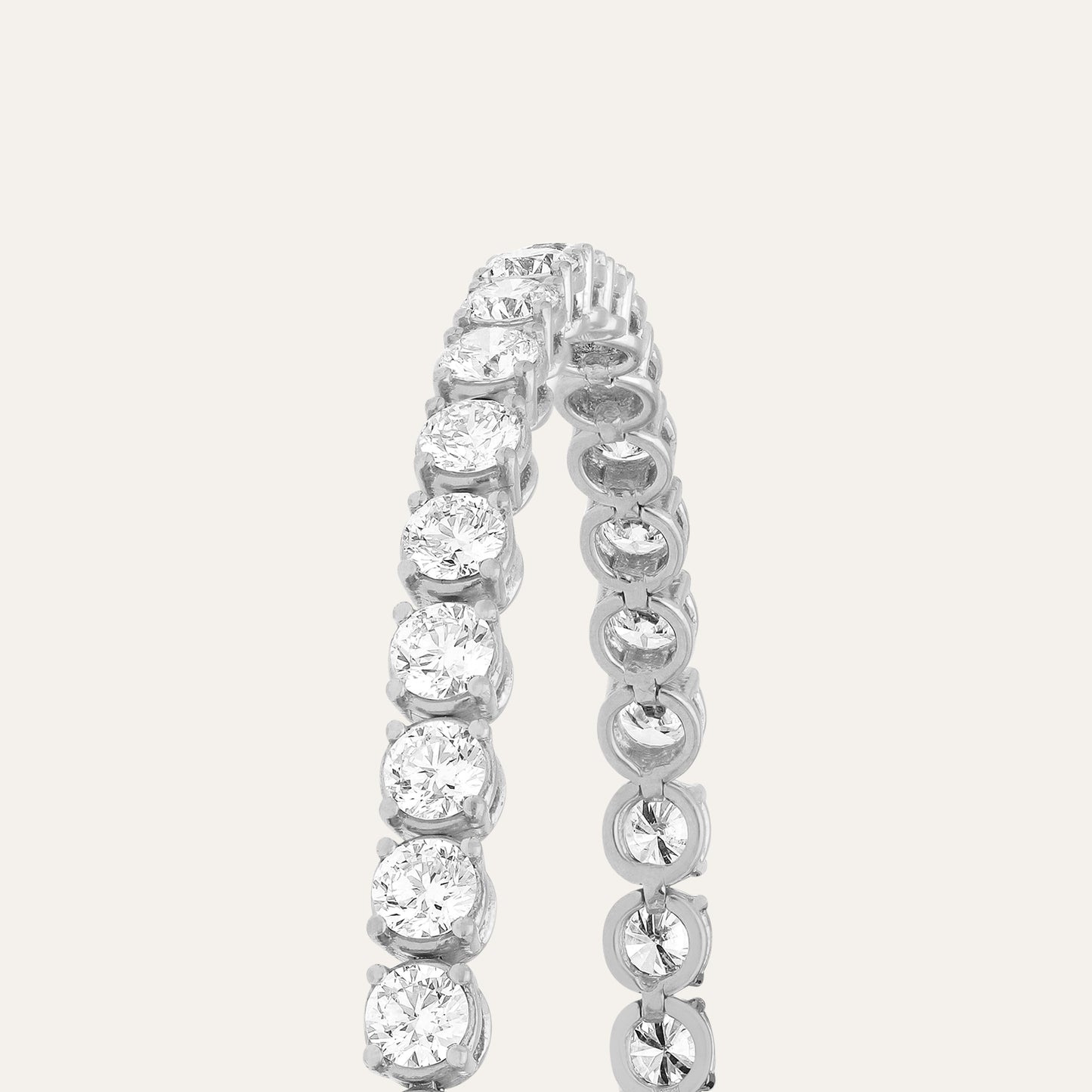 tennis bracelet round brilliant (8.00 ct)