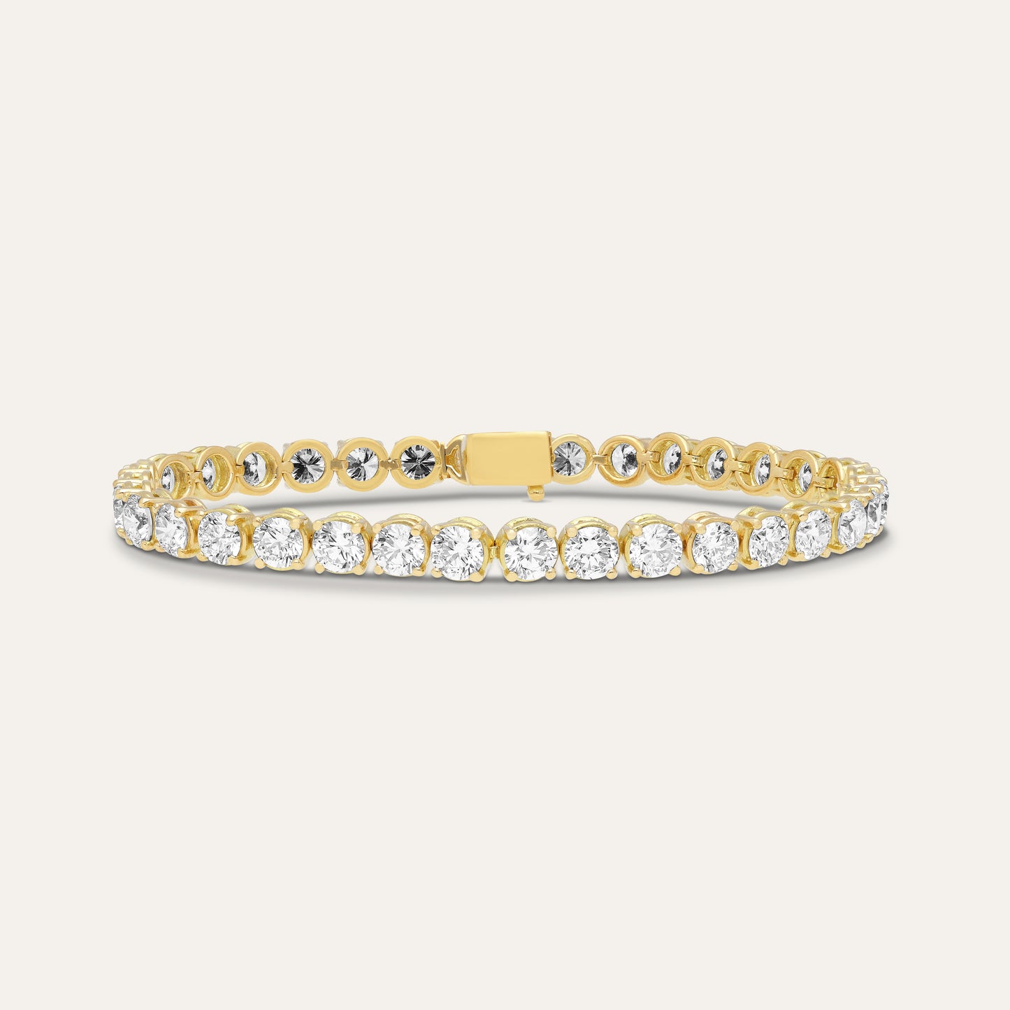 Tennis bracelet round brilliant (11.78 ct)