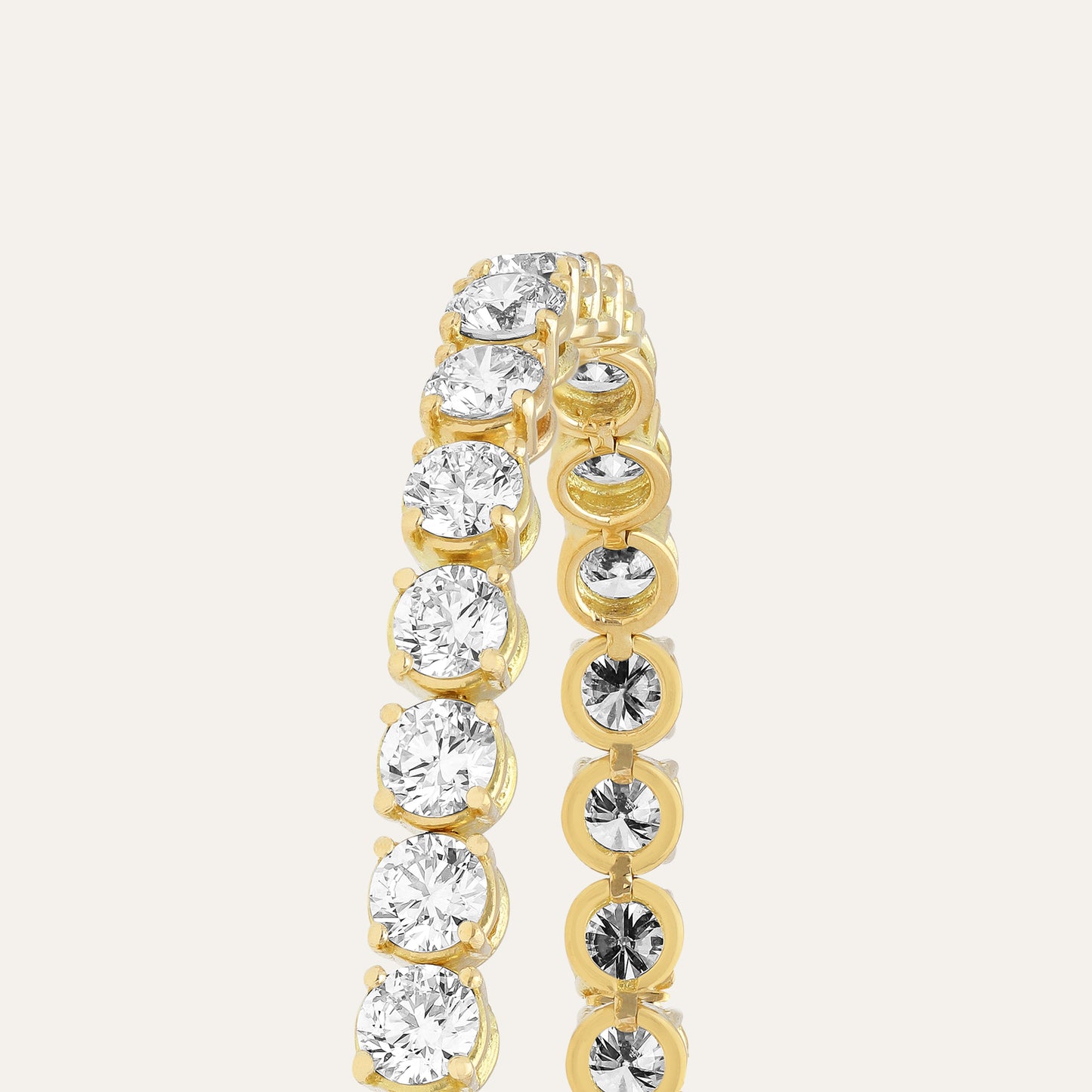 Tennis bracelet round brilliant (11.78 ct)