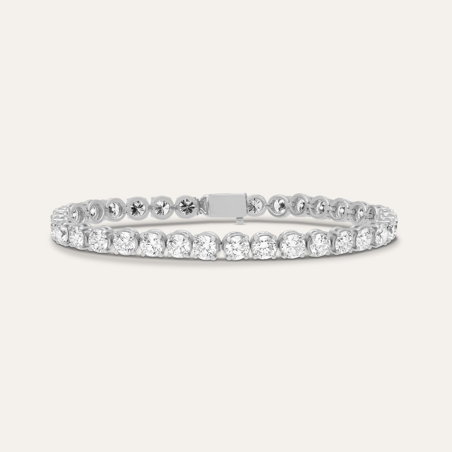 Tennis bracelet round brilliant (11.78 ct)