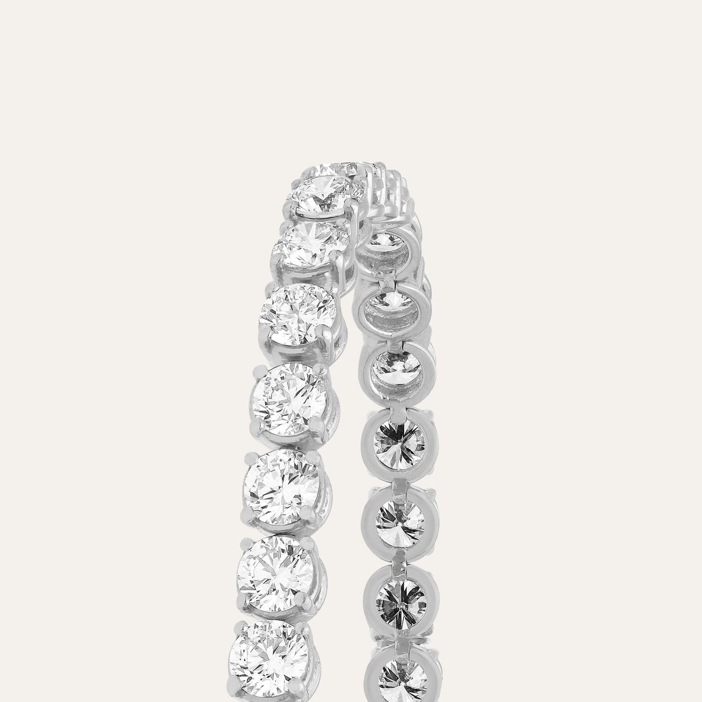 Tennis bracelet round brilliant (11.78 ct)