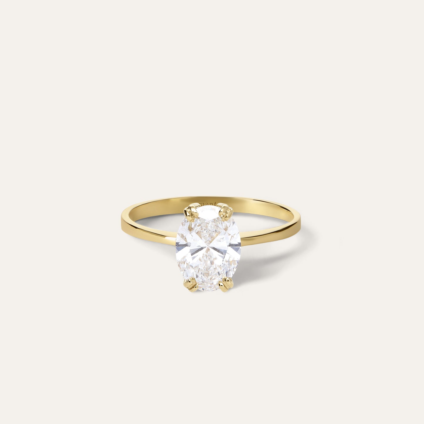 Bague de fiançailles ovale classique (1.44 ct)