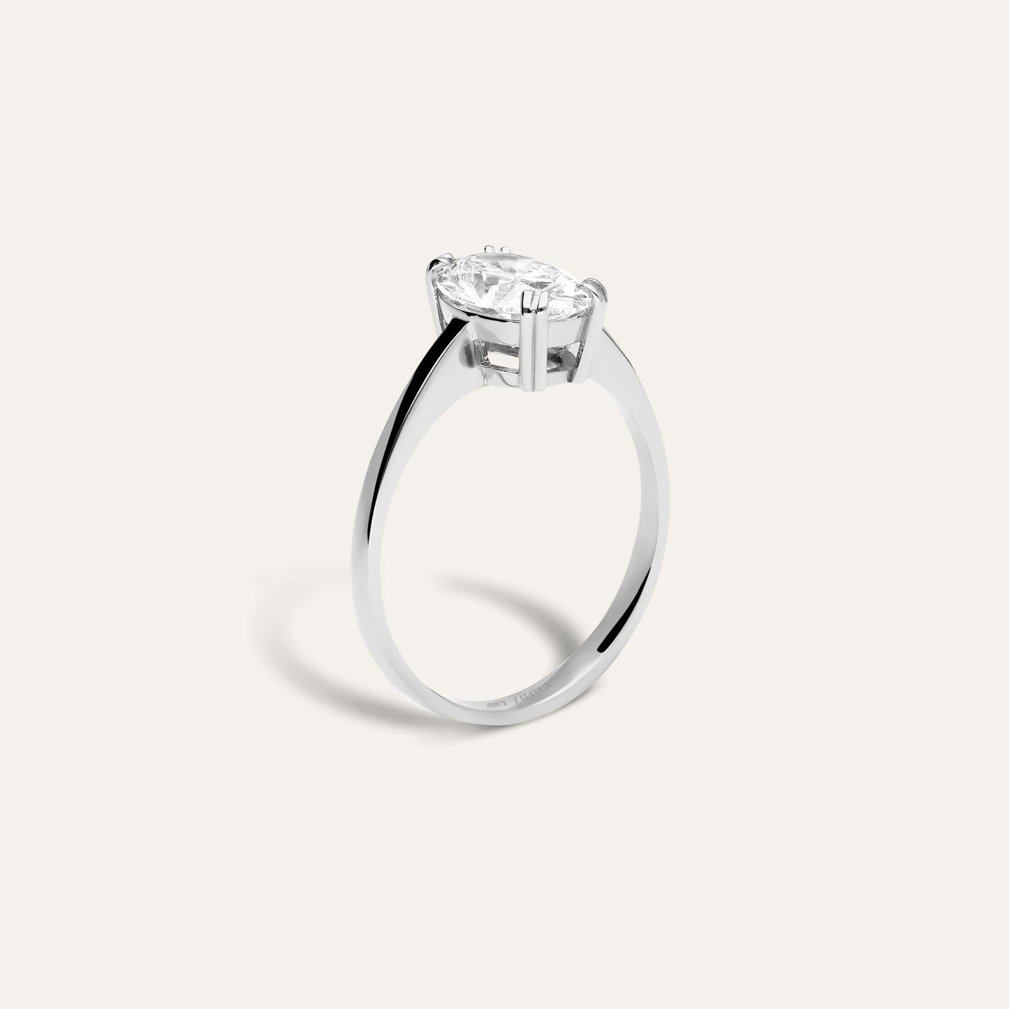 Bague de fiançailles ovale classique (1.44 ct)