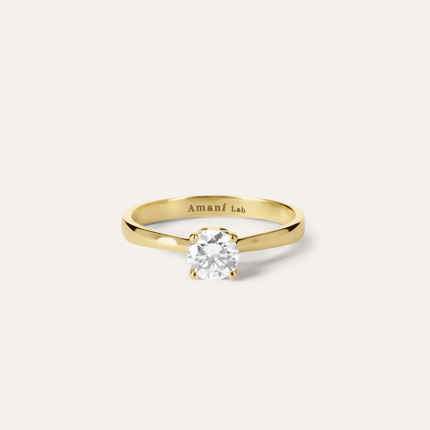 Classic round engagement ring (0.60 ct)