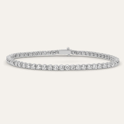 Bracciale tennis rotondo brillante (3,68 ct)