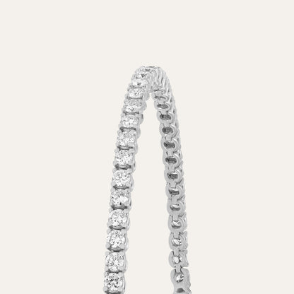 Bracciale tennis rotondo brillante (3,96 ct)