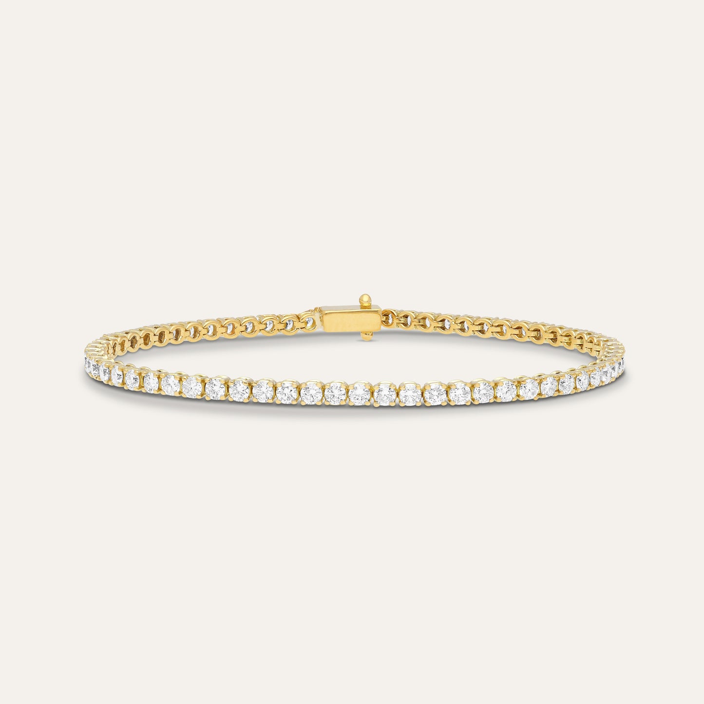 Bracciale tennis rotondo brillante (4,54 ct)