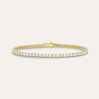 Bracciale tennis rotondo brillante (4,54 ct)