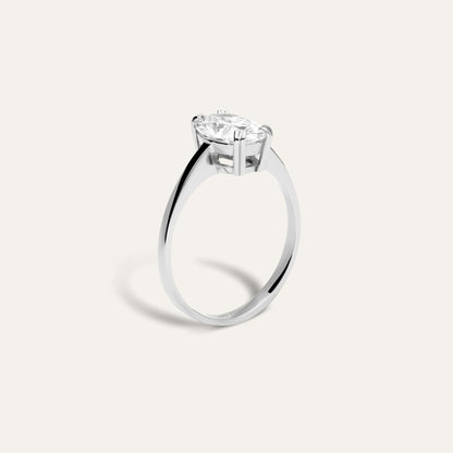 Classic oval engagement ring (1.44 ct)