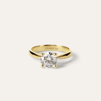 Classic round engagement ring (1.53 ct)