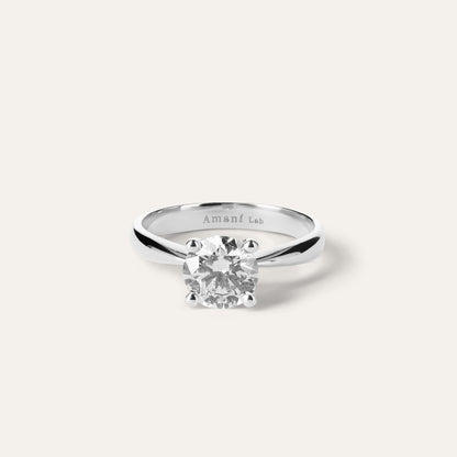 Classic round engagement ring (1.53 ct)