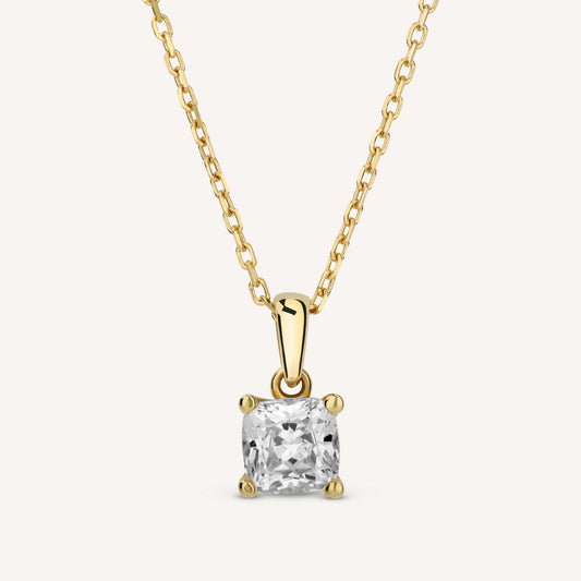 Round diamond necklace (0.5 ct)
