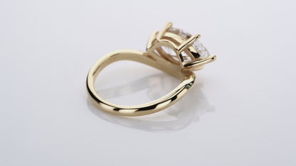 Bague solitaire marquise est-ouest (3,05 ct)